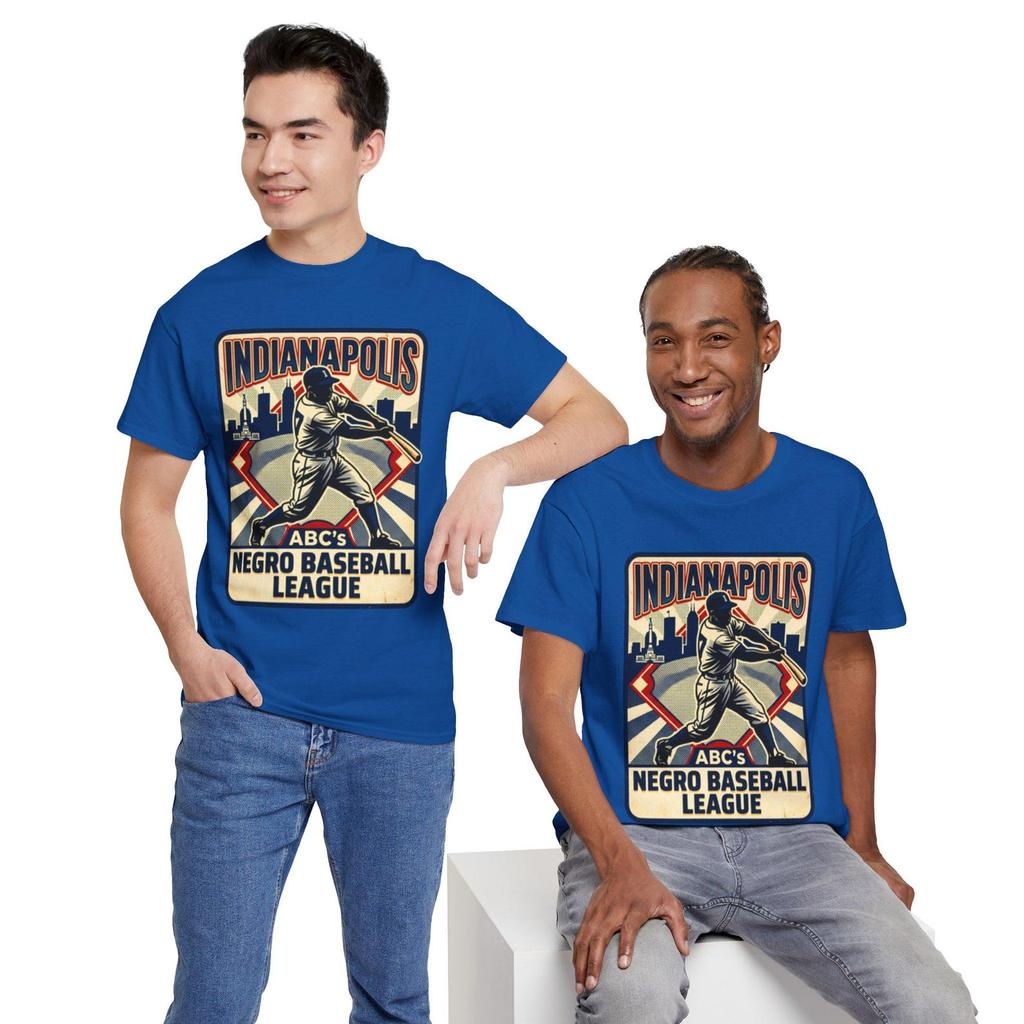 Indianapolis ABC's Negro Baseball League T-Shirt and kids tshirt | Vintage Baseball Art