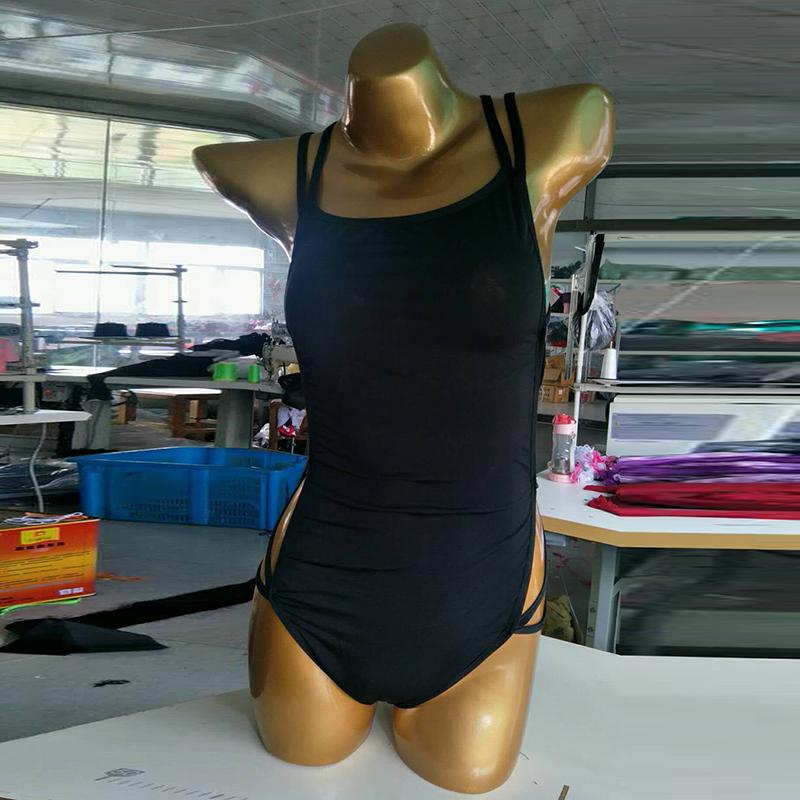 Salopetă erotică pentru femei Lenjerie intima Bretele Body negru Lenjerie de noapte Pijamale erotice Lenjerie sexy Femeie Costum de baie de vară fără mâneci pentru plajă