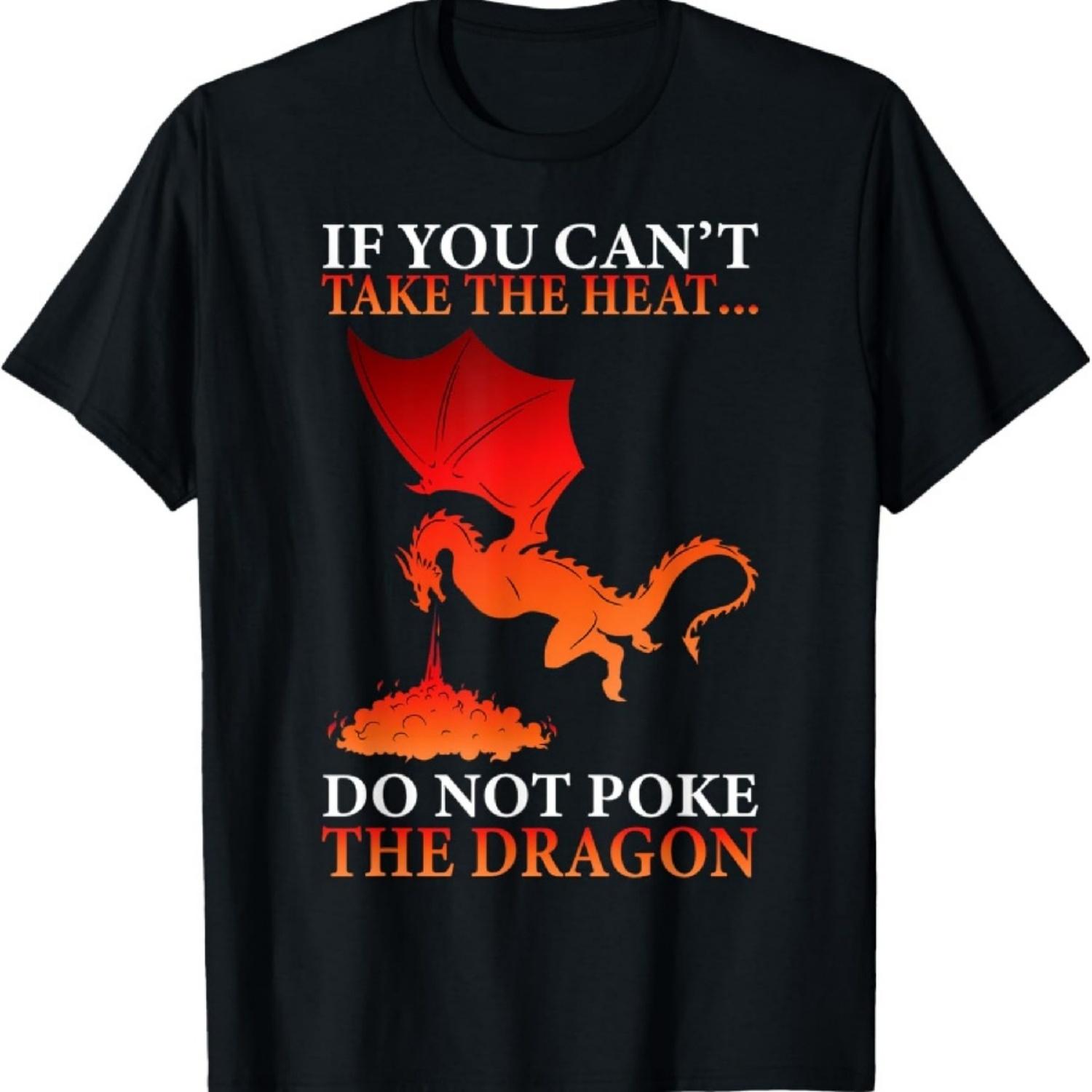 

Cool Dragon Flame-Spewing Flying Mythical Creature T-Shirt XXXXXL чорний