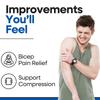Armstrong Amerika Upper Arm Tendonitis Brace Compression Sleeve Triceps and Biceps Muscle Support for Upper Arm Tendonitis Pain Relief or Biceps