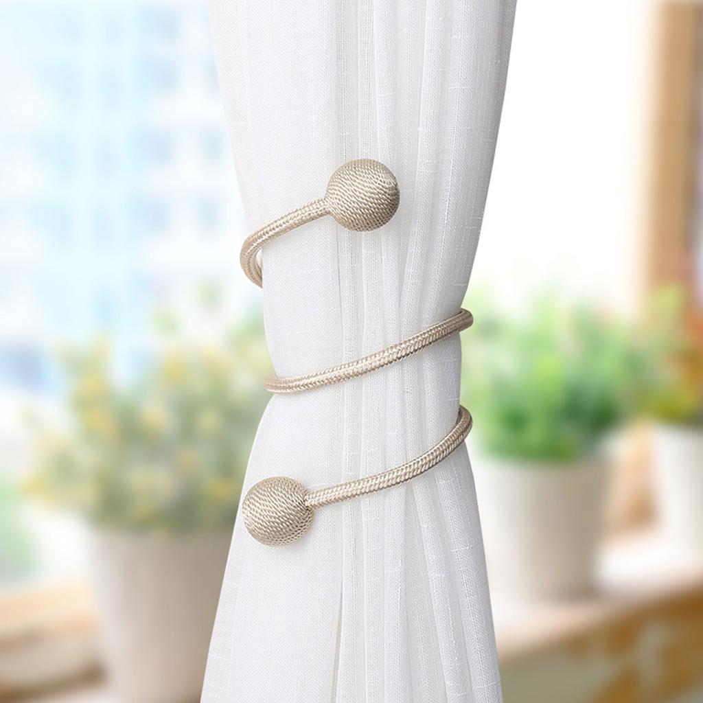Woven Any Shape Strong Curtain Tie Plush Curtain Tie Rope 1/2PCS