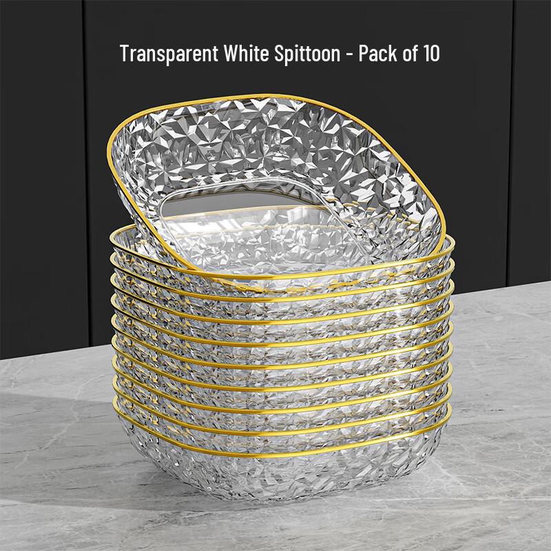 KANGMO Light Luxury White Bone Plate Set