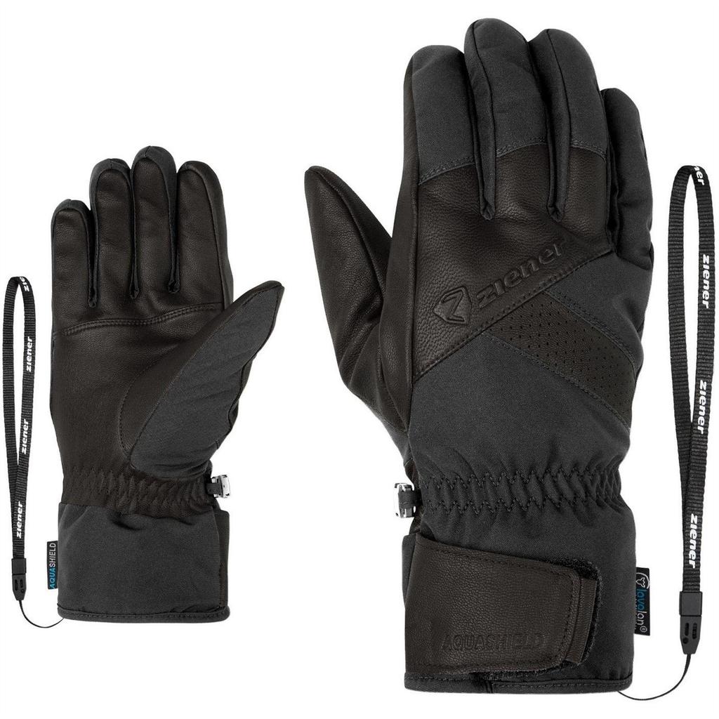 Ziener Unisex Adult Getter Leather Ski Gloves