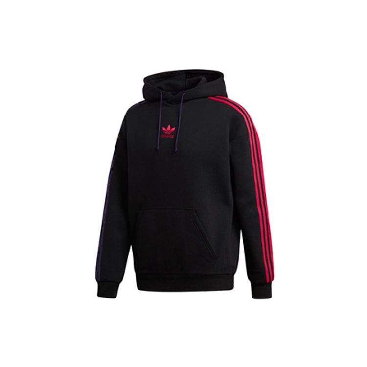 

Adidas Originals Color Block 3-Stripes Hoodie Black EC3674 S