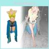 Halloween Britney Spears Cosplay Attire Spandex Chiffon Role Gatherings Play