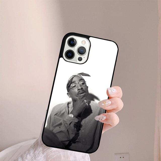 

2Pac Tupac Shakur Rap Rapper Phone Case For iPhone 17 Air 13 12 14 15 16 Cover For Apple Pro Max Plus Coque iPhone 15plus