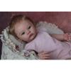 19-Zoll-Rebornpuppen MEADOW Handgemachte 3D-bemalte Haut Neugeborene Puppe Soft-Touch-Stoffkörper mit PP-Baumwolle Bebe Reborn-Puppe Kindergeburtstag Weihnachtsgeschenk