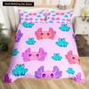 Axolotl Zvíře Roztomilý Mazlíček Povlak na Přikrývku Povlak na Polštář 3dílná Sada Přikrývky Lůžkoviny s Povlakem na Polštář Jednolůžková Dvoulůžková Povlak na Peřinu