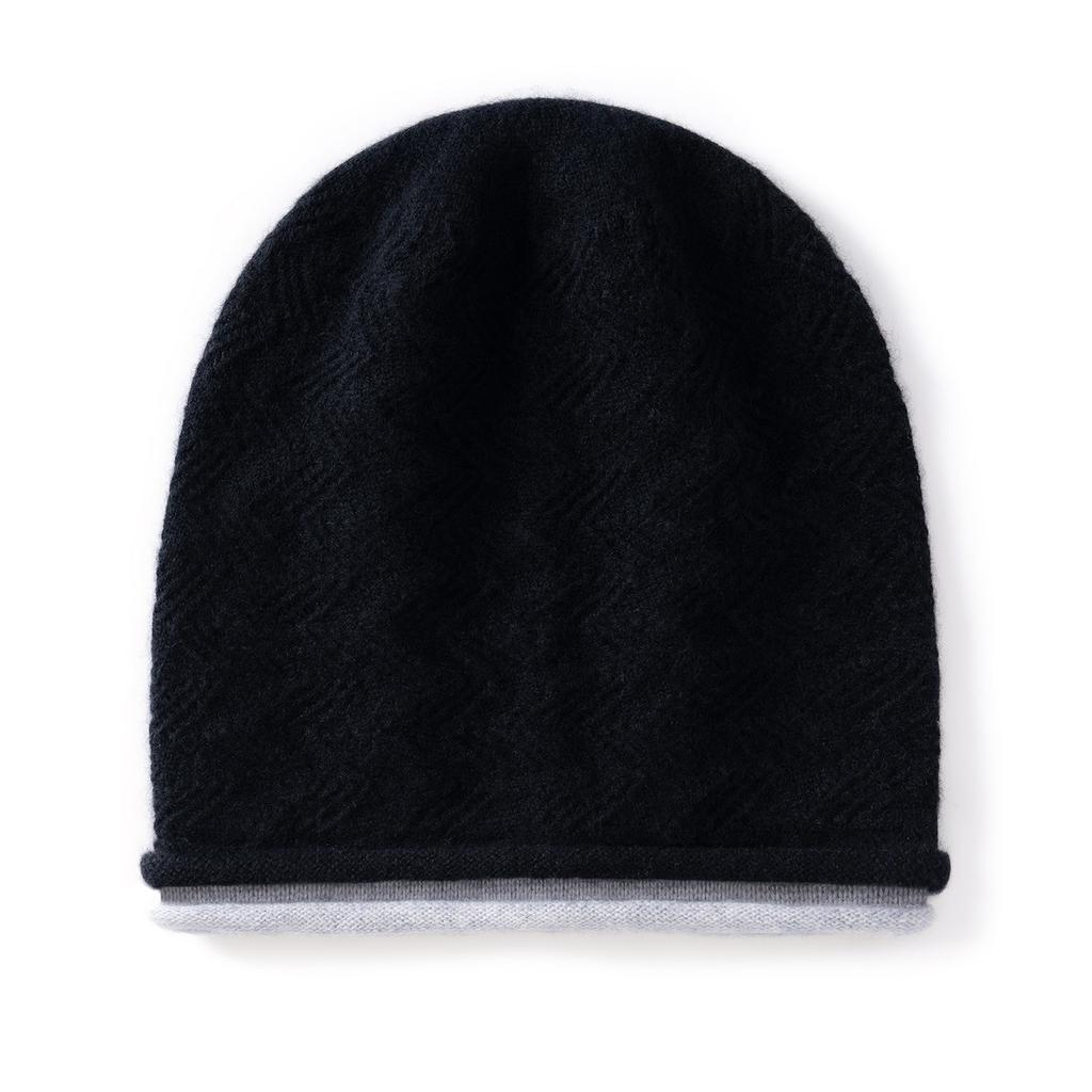Autumn and Winter Outdoor Ear Protection Hat Commuting Thickened Warm Hat Wool Hat Cold and Windproof Knitted Hat Shows Small Face
