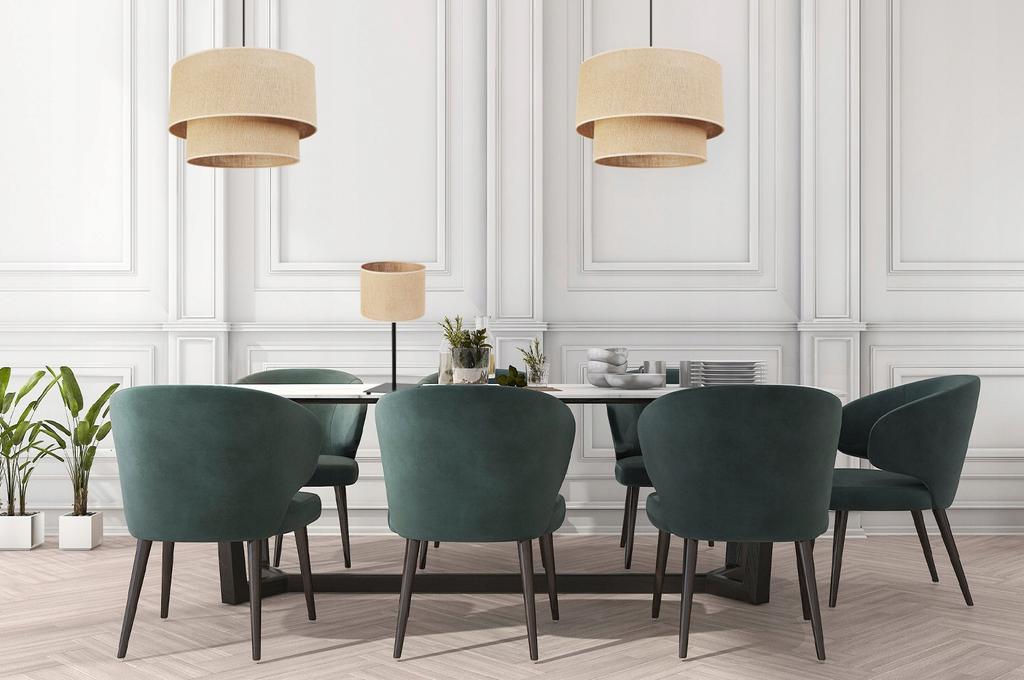 TABLE LAMP JUTE LAMPSHADE 20 CM