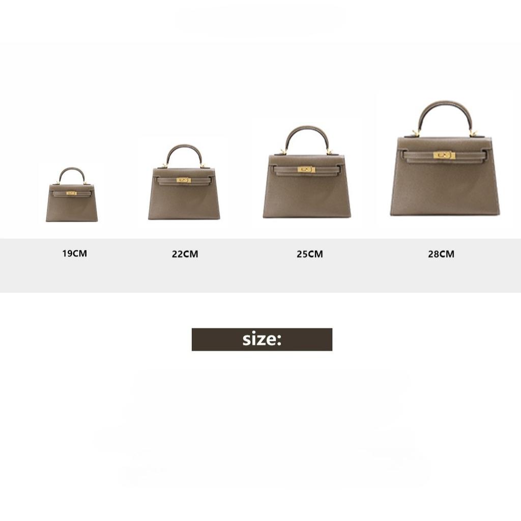 Die zweite Generation KL Handtasche Rindsleder Handflächenmuster Leder Damen Tasche Premium Mini Vielseitig Schulter Umhängetasche