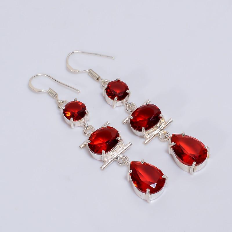 Sterling Silver Birthstone Earrings for Sister with Customizable Gemstone Option