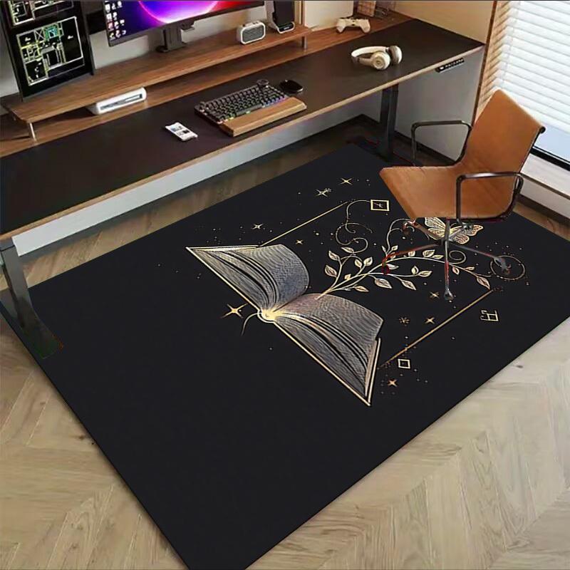 1PC Book Butterfly Carpet Office Rug Mat Home Decor Area Carpet Festival Gift Office Desk Chair Carpet Longlasting Material