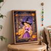 Disney Rapunzel Halloween Pumpkin Witch Oil Painting Art Kit Handmade Painting Diy Home Decoration