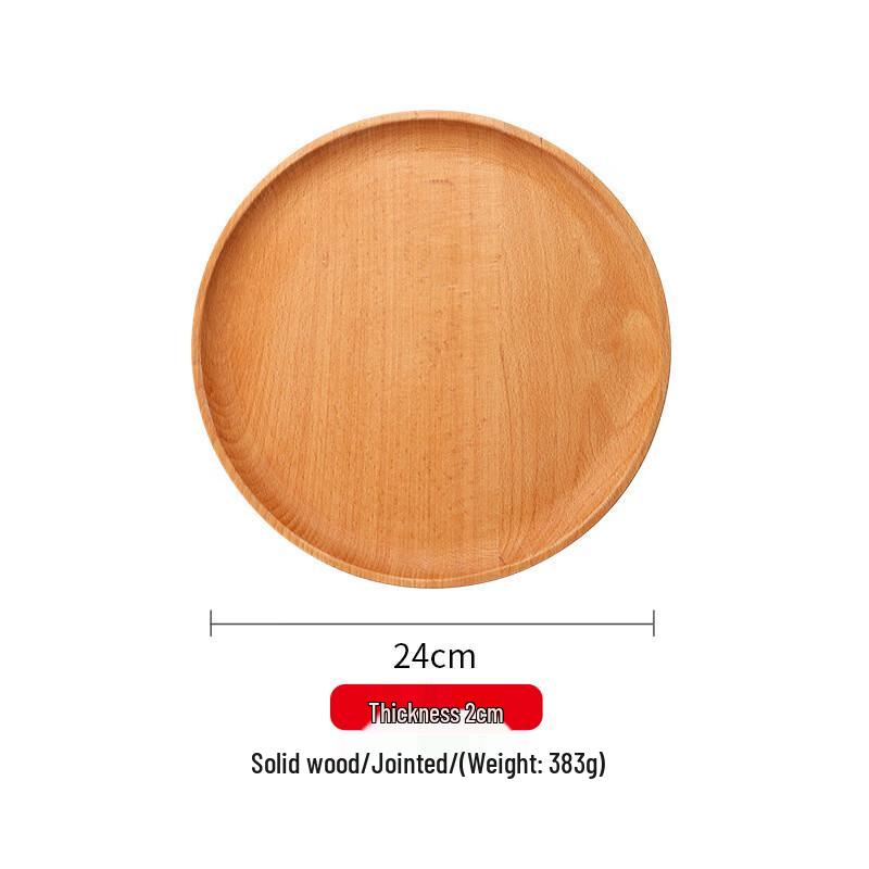

Round Wooden Serving Tray