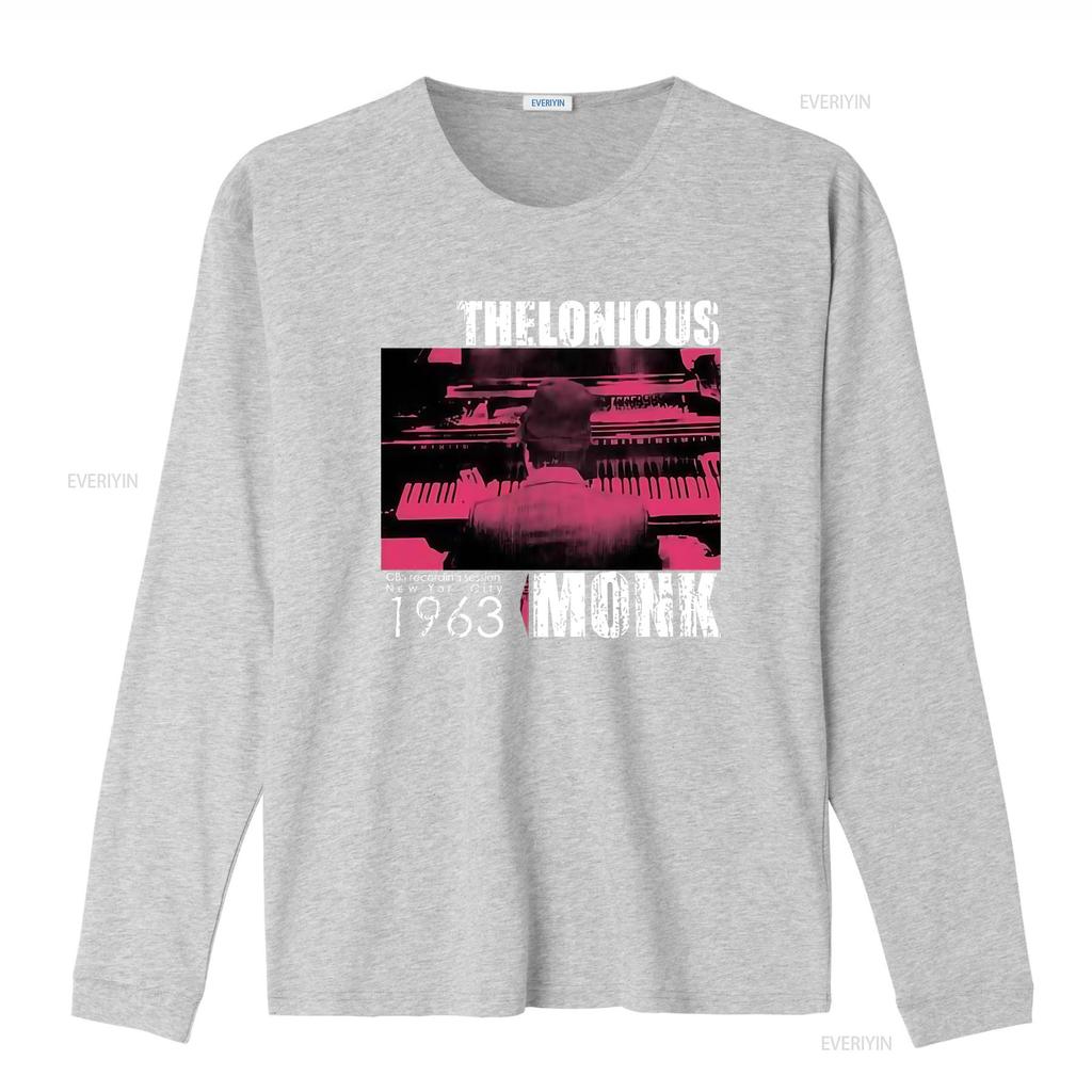 THELONIOUS MONK CBS Sessione di Registrazione New York City 1963 T Shirt da Uomo S M L XL 2XL Hi Fidelity Merch vintage Lavata