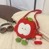 Schoolbagins cute cute apple children's backpack cartoon student bag travel boy girl backpack