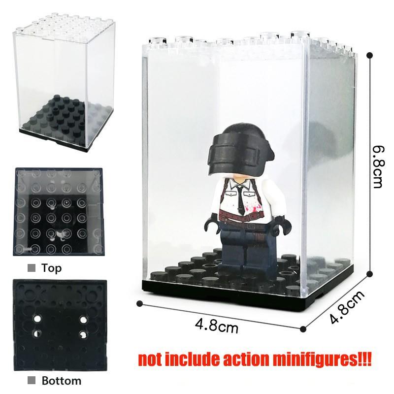 [Spot] 2021 new minifigure display box building blocks mini minifigure dustproof transparent cover display box