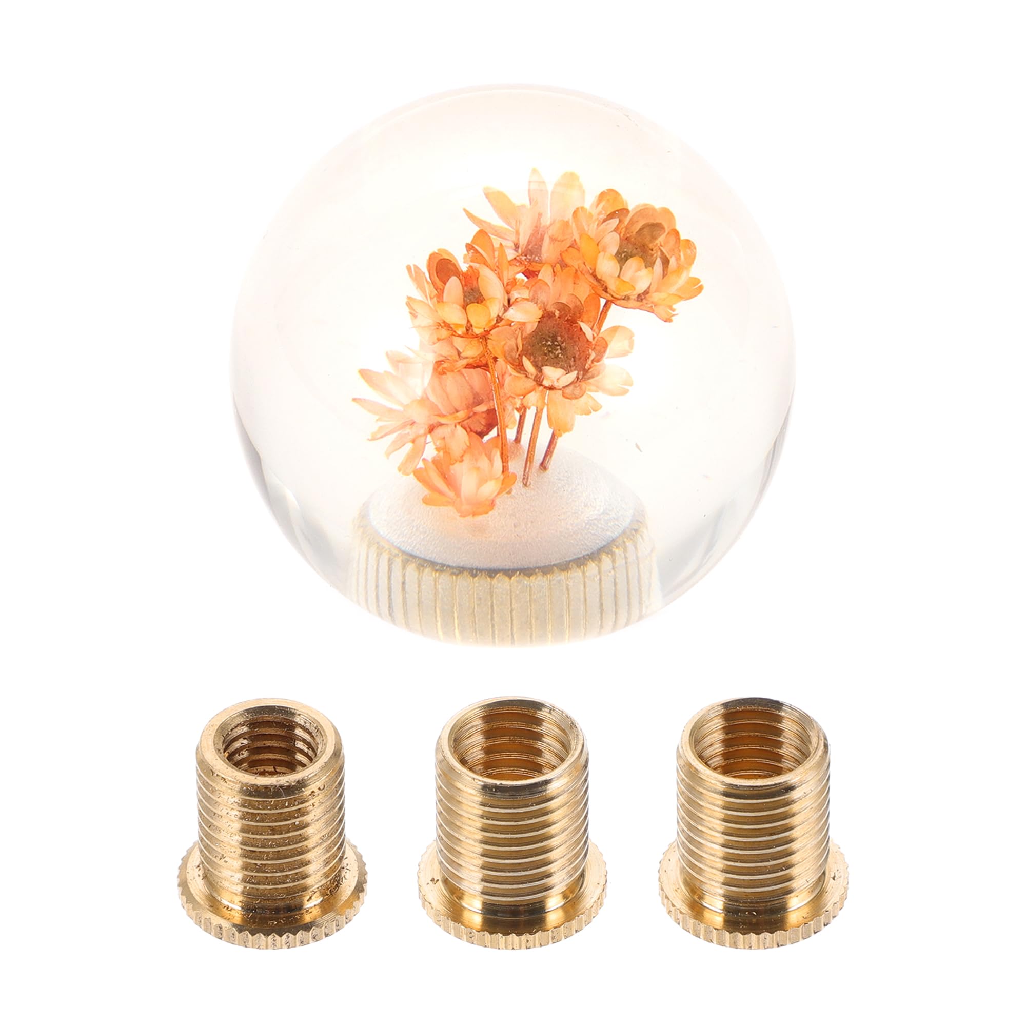 

HOPESPANNER Круглая Шаровая Универсальная Ручка Переключения Передач Акриловая Ручка Рычага Переключения Передач для Автомобилей с Ручной и Автоматической Коробкой Передач с 3 1 Набором: Ручка, Ручка, оранжевый