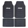 Plasticolor 4pc JEEP WeatherPro Heavy Duty Rubber Floor Mat Set