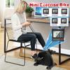 Mini Home Exerciser Bike Portable Pedal Exerciser Legs and Arms Fitness Pedal Exercise Indoor Cycling Stepper Exercise Bike with Counter LCD Di