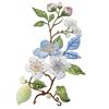 1Pcs Jacket Jeans Craft Accessories Flower Embroidery Patch Iron On Elegant Patches For Clothes Bags DIY Embroidered Stickers