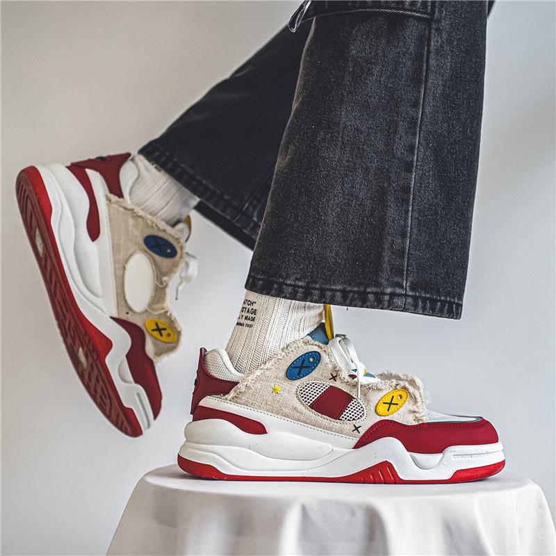 Men 's Casual Four Seasons Fashion Students Comfortable Sneakers Boys Trending Soft Sole Breathable Shoes