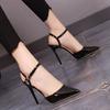 Sexy pointed head small man with skirt thin heel sandals women 2025 spring and summer bag head word with high heel sandals women