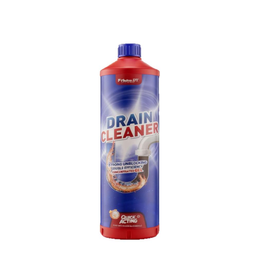 Powerful Quick-Acting Pipe Dredging Gel for Kitchen & Toilet Clogs with Grease Dissolving & Deodorizing Action