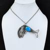 Smithsonite Pendant Copper Wire Wrapped Gemstone Pendant Copper Jewelry Awesome Fish Pendant Handmade Pendant Designer Jewelry Gift For Her