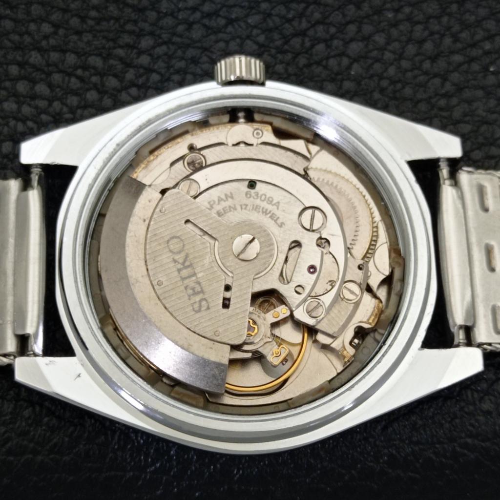 JAPAN VINTAGE REFURBISHED SEIKO 5 AUTOMATIC MENS GREEN DIAL WATCH A440628-4 Sk-a440628