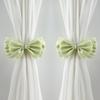 French Pearlescent Gauze Silk Bow Curtain Tieback