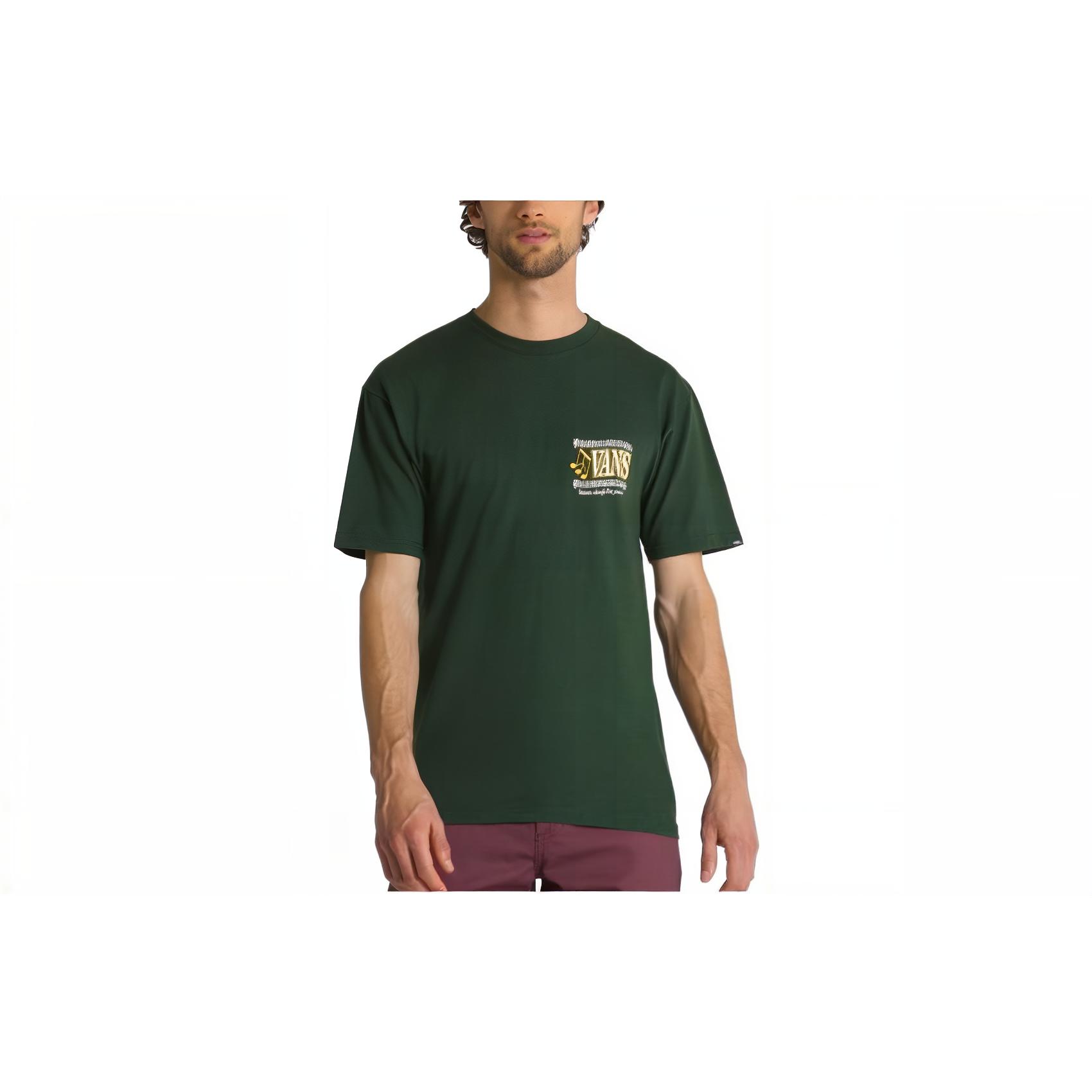 

New Vans Off The Wall Sound T Shirt Unisex Green VN0008F3BD6 M