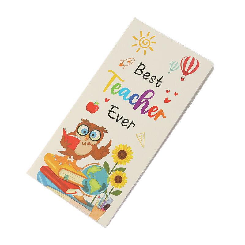 

1 набор Набор липких заметок для учителя Мультяшные Милые Специальной формы Липкие заметки Блокнот для списка дел учителя Канцелярские товары Подарки