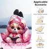 1PC Custom Name Pink Dreams: Cozy Flannel blankets Patterns Throw Blanket All-Season Soft Gift for Couch, Bed, Camping gifts