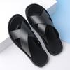 Fashion Summer Fashion Men Beach Sandals Men Casual Comfortable Anti-slip Business Brand One-shoulder Sandals Sizes 38-48 Men Slipper