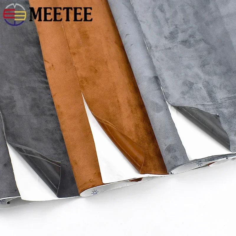 20x30-100*143cm Synthetic Leather Self-adhesive Fabric Suede Adhesive Fabrics By Meter Car Interior Door Velvet Cloth DIY Trims