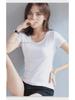 Korean Style Avocado Green Crew Neck Women's Slim Fit Cotton T-Shirt