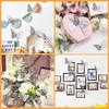 48 Pcs Silver Butterfly Decorations Butterfly Wall Decor 3D Butterfly Party Decorations Butterflies for Bouquet Cake Decorating