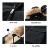 Jeep Men's Hooded Winter Padded Jacket with Fur Collar