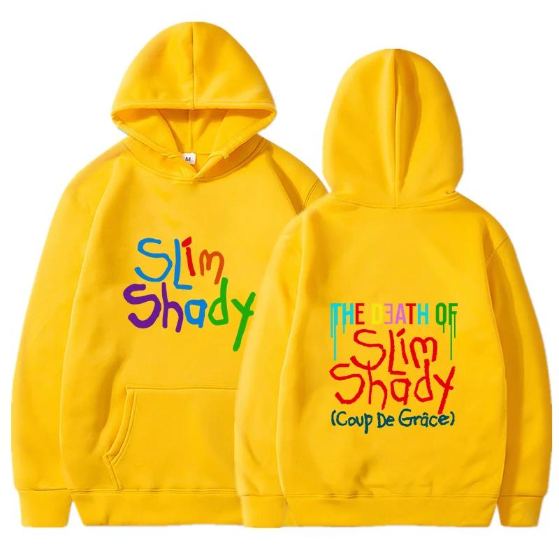 Hot Eminem New Album The Death of Slim Shady Renaissance Hoodies Women Clothing Harajuku Autunm Winter Unisex Graphic Pullovers