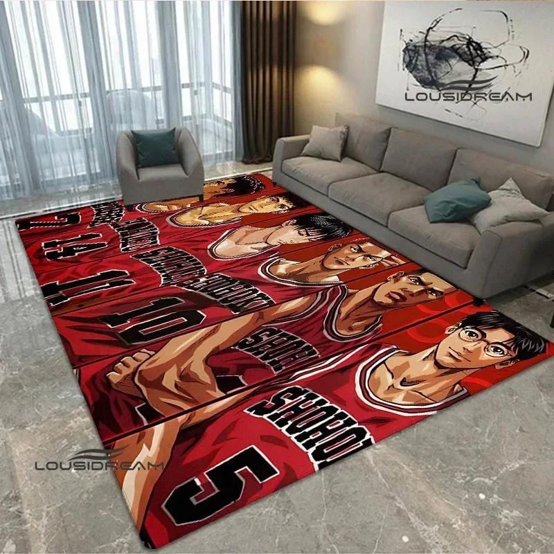 3D Cartoon Slam Dunk printed carpet Non-slip carpet outdoor carpets area rug Home bedroom decor rug for bedroom birthday gift