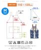 Kids Apron Popping Star with Triangle Scarf Kids Apron M (Light Blue)