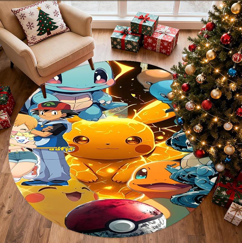 card game Pattern Round Rug, Indoor/Outdoor Mat, for Picnic, Gameroom, Bedroom, Office, Living Room, Home Decor Carpet, Birthday Gift