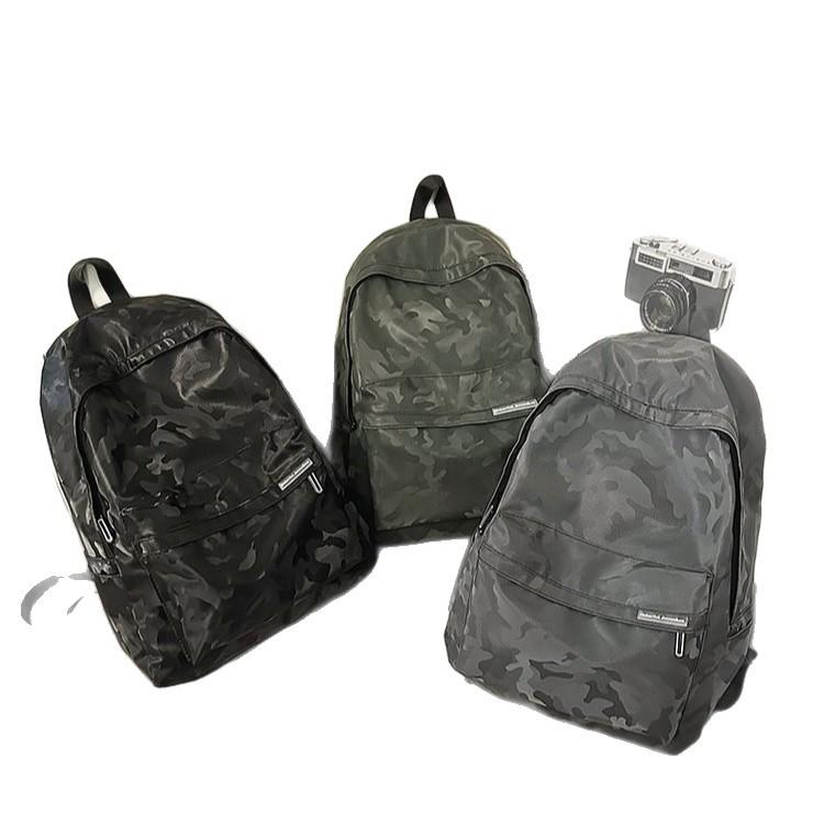 Schoolbag trendy brand new large-capacity personality leisure simple fashion versatile junior high school student travel schoolbag backpack