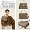 YOBLUELO Genuine Leather Shoulder Bag for Small Mini Elegant or Handbag with Zipper Pocket Women, Handbag, 2-Way Bag, Lightweight, Simple, Look,