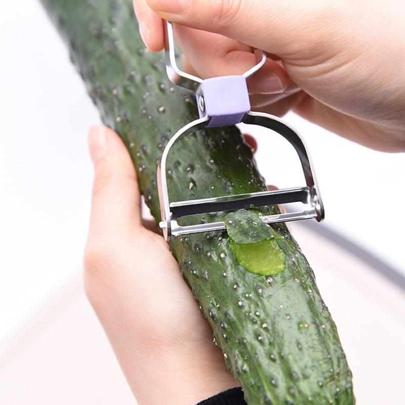 Stainless Steel Peeler for Kitchen Use Multifunctional Fruit Vegetable Peeling Tool with Non Slip Handle