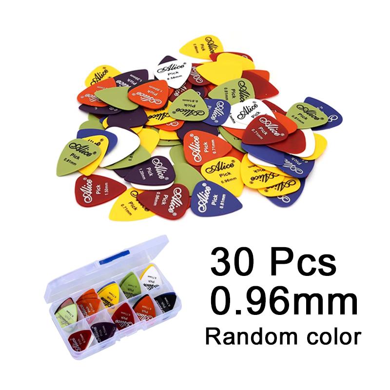 Gitaarplectrums met Opbergdoosje ABS Plectrums voor Elektrische Akoestische Gitaar 6 Dikte Gitaar Plectrum Accessoires