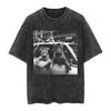 Grafik-T-Shirt im Vintage-Stil Lustige Katzenbande T-Shirt für Männer Frauen Y2k Reine Baumwolle Goth Atmungsaktiv Oversize Unseix T-Shirt Top