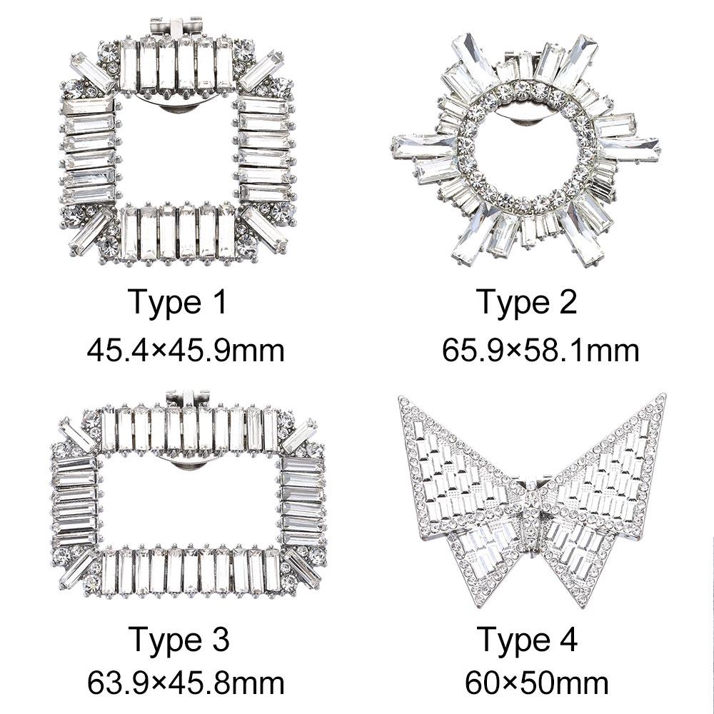 1 szt. Klips do butów Buty ślubne Wysoki obcas Kobiety Panna młoda Dekoracja Cyrkonie Błyszczące Ozdobne Klipsy Motyl Charms Klamra